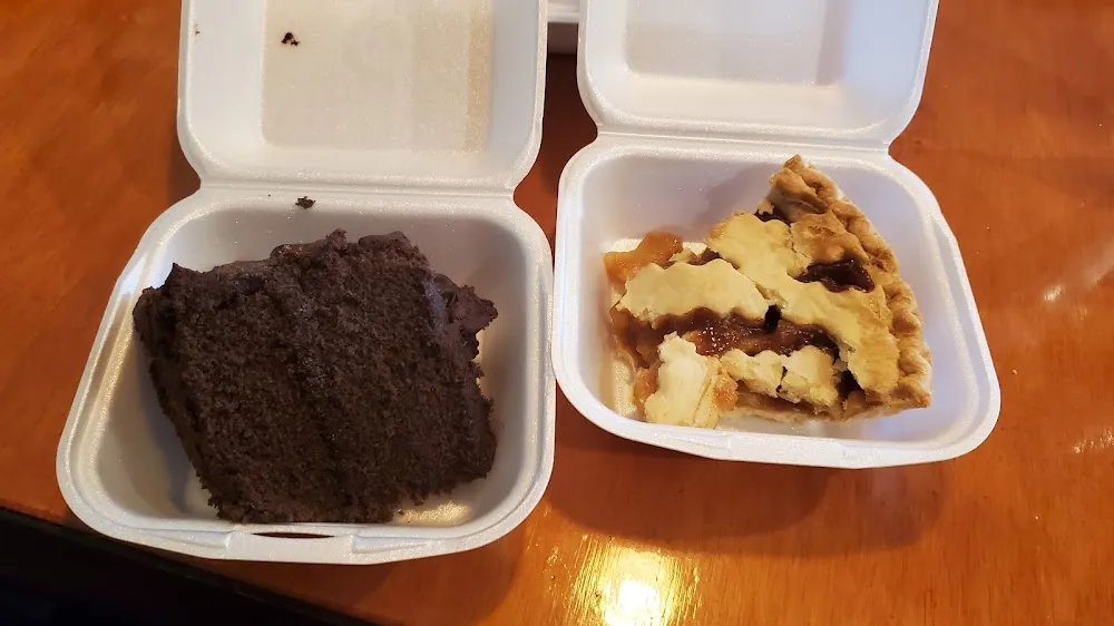 Chocolate Cake and Apple Pie